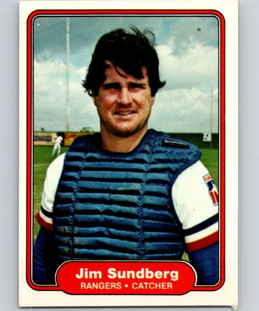1982 Fleer #332 Jim Sundberg Rangers Image 1