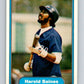 1982 Fleer #336 Harold Baines White Sox Image 1