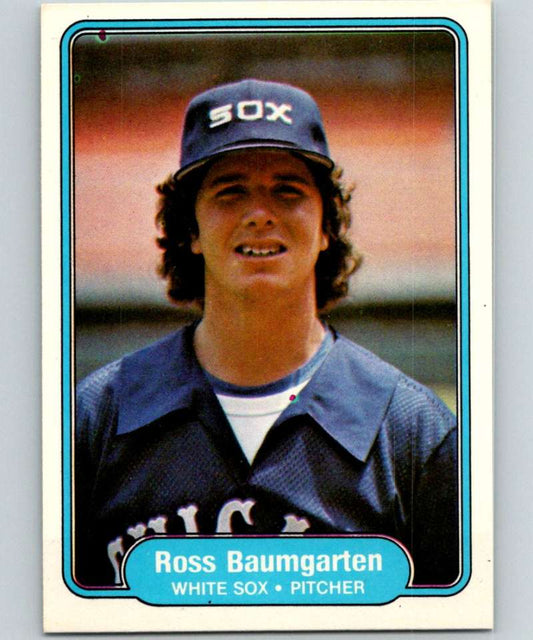 1982 Fleer #337 Ross Baumgarten White Sox