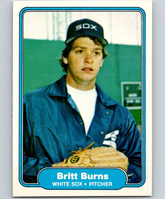 1982 Fleer #339 Britt Burns White Sox