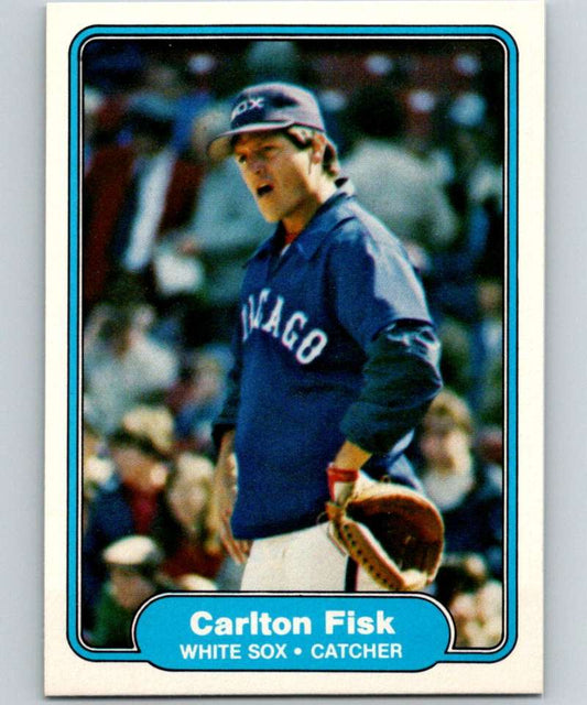 1982 Fleer #343 Carlton Fisk White Sox