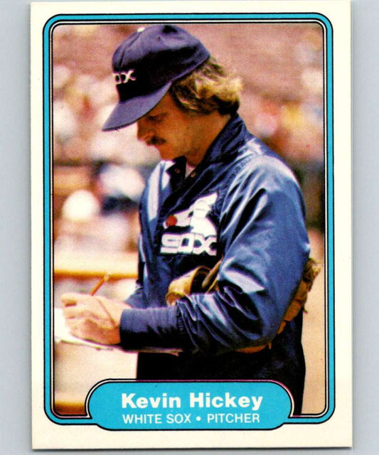 1982 Fleer #344 Kevin Hickey RC Rookie White Sox Image 1