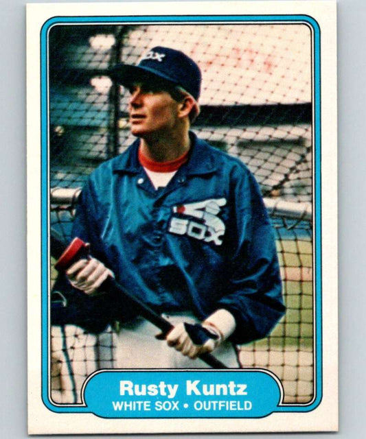 1982 Fleer #348 Rusty Kuntz White Sox