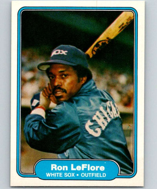 1982 Fleer #350 Ron LeFlore White Sox Image 1