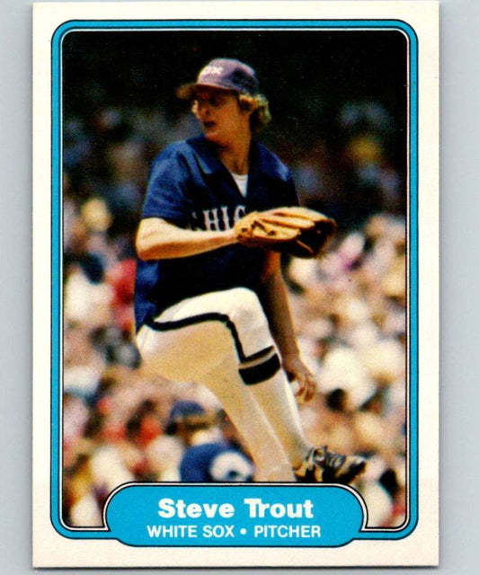 1982 Fleer #358 Steve Trout White Sox Image 1