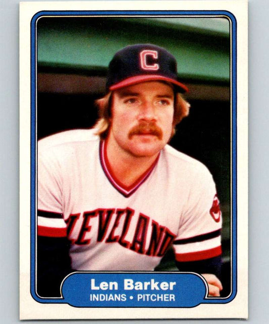 1982 Fleer #360 Len Barker Indians