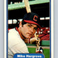 1982 Fleer #368 Mike Hargrove Indians Image 1