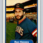 1982 Fleer #370 Ron Hassey Indians Image 1