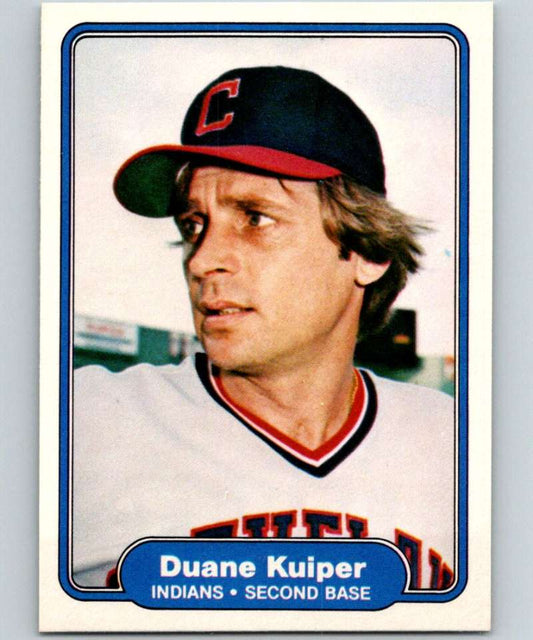 1982 Fleer #373 Duane Kuiper Indians Image 1