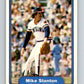 1982 Fleer #379 Mike Stanton Indians Image 1