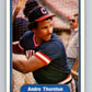 1982 Fleer #380 Andre Thornton Indians Image 1