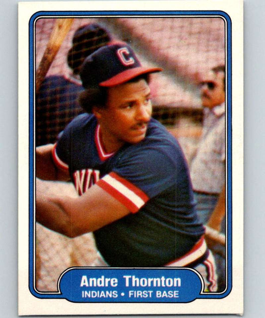 1982 Fleer #380 Andre Thornton Indians Image 1