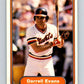 1982 Fleer #388 Darrell Evans Giants Image 1