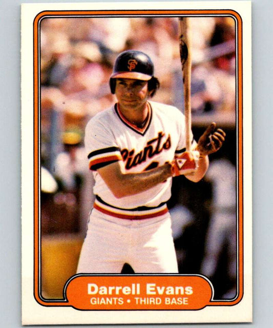 1982 Fleer #388 Darrell Evans Giants Image 1