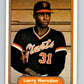 1982 Fleer #390 Larry Herndon Giants Image 1