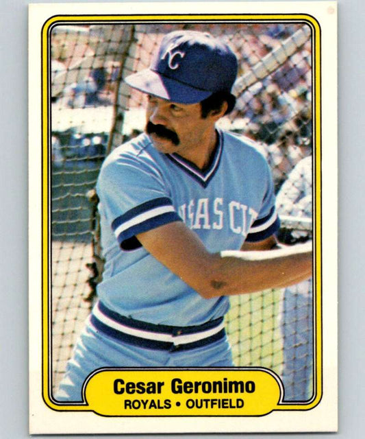 1982 Fleer #409 Cesar Geronimo Royals Image 1
