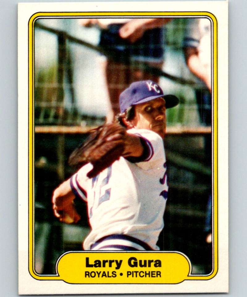 1982 Fleer #410 Larry Gura Royals Image 1