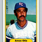 1982 Fleer #419 Amos Otis Royals Image 1
