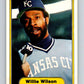 1982 Fleer #427 Willie Wilson Royals Image 1