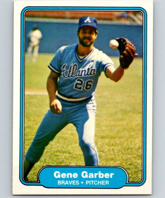 1982 Fleer #434 Gene Garber Braves Image 1