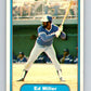 1982 Fleer #441 Ed Miller Braves Image 1