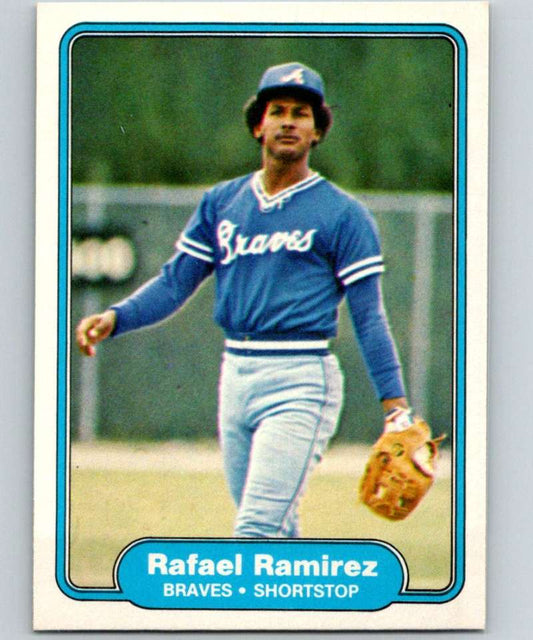 1982 Fleer #447 Rafael Ramirez Braves Image 1