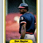 1982 Fleer #451 Don Baylor Angels Image 1
