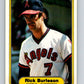 1982 Fleer #453 Rick Burleson Angels Image 1