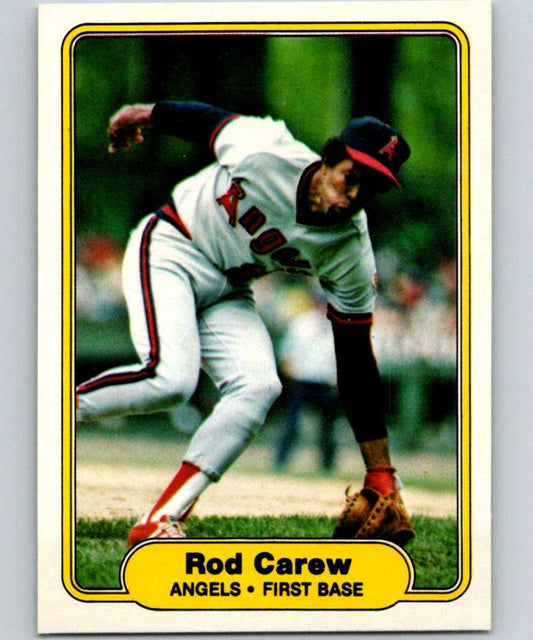 1982 Fleer #455 Rod Carew Angels