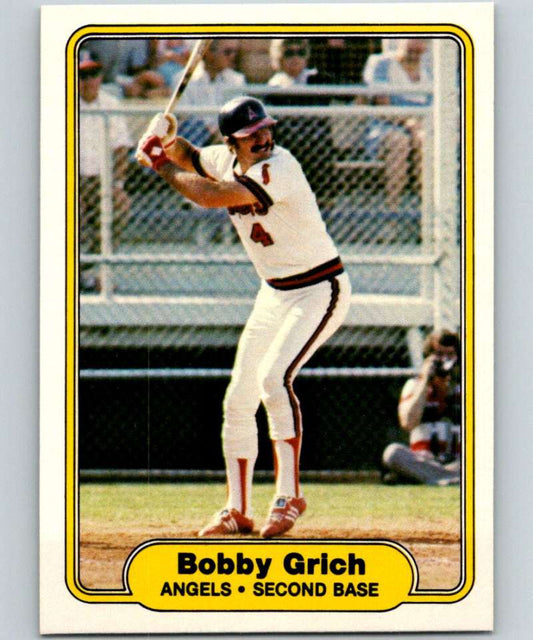 1982 Fleer #461 Bobby Grich Angels Image 1