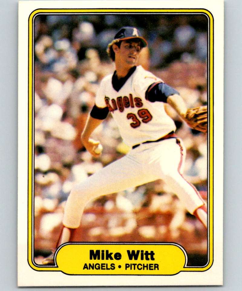 1982 Fleer #473 Mike Witt Angels Image 1