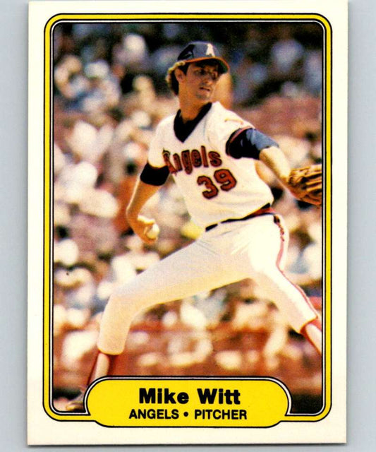 1982 Fleer #473 Mike Witt Angels Image 1