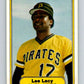 1982 Fleer #483 Lee Lacy Pirates Image 1