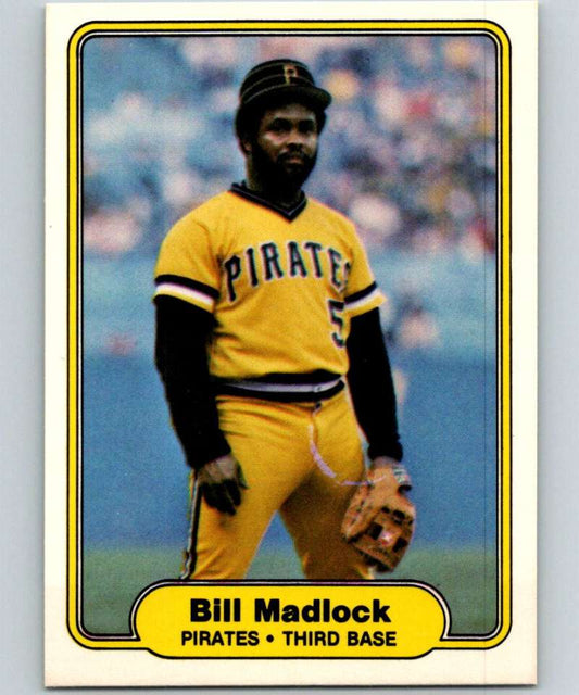 1982 Fleer #485 Bill Madlock Pirates