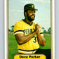 1982 Fleer #489 Dave Parker Pirates