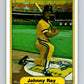 1982 Fleer #492 Johnny Ray RC Rookie Pirates
