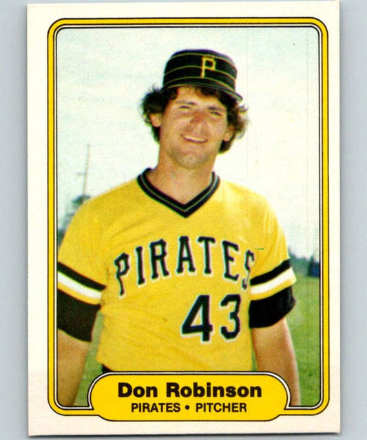 1982 Fleer #495 Don Robinson Pirates Image 1