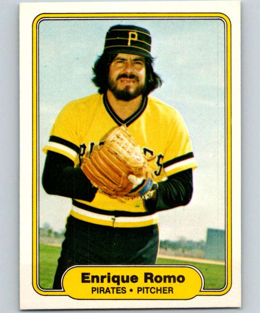 1982 Fleer #496 Enrique Romo Pirates Image 1