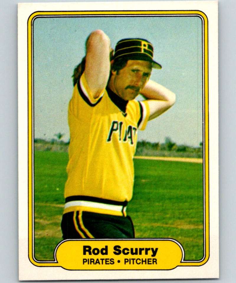 1982 Fleer #497 Rod Scurry Pirates Image 1