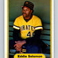1982 Fleer #498 Eddie Solomon Pirates Image 1