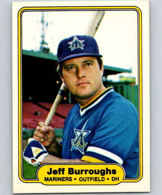 1982 Fleer #506 Jeff Burroughs Mariners