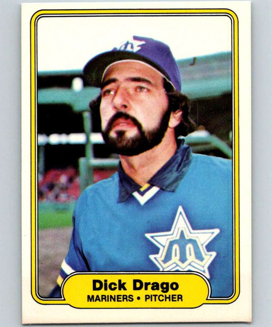 1982 Fleer #510 Dick Drago Mariners Image 1