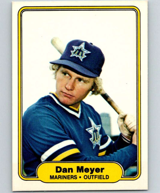 1982 Fleer #512 Dan Meyer Mariners Image 1
