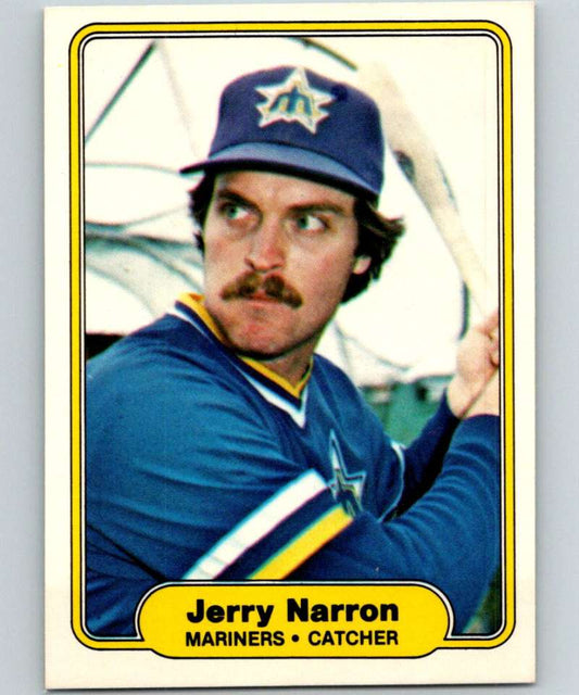 1982 Fleer #513 Jerry Narron Mariners Image 1