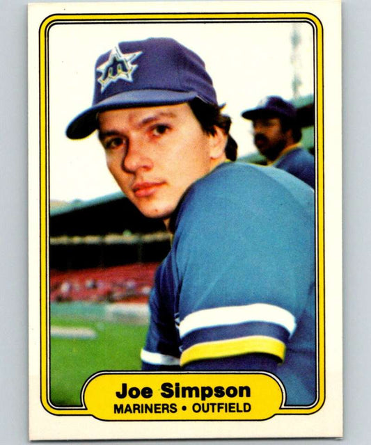 1982 Fleer #518 Joe Simpson Mariners Image 1