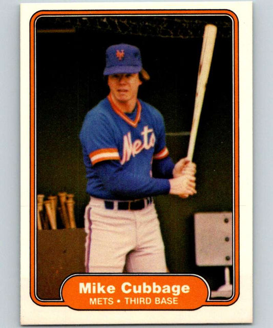 1982 Fleer #523 Mike Cubbage Mets