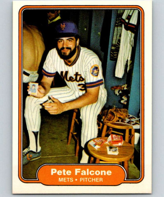 1982 Fleer #524 Pete Falcone Mets