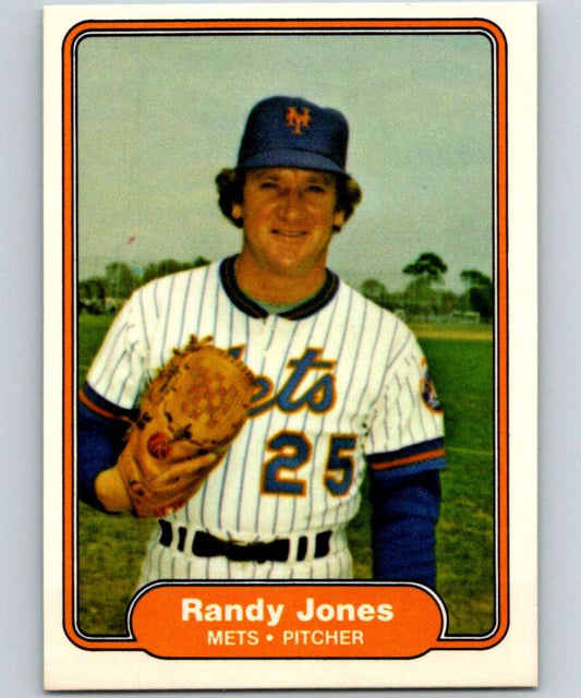 1982 Fleer #528 Randy Jones Mets