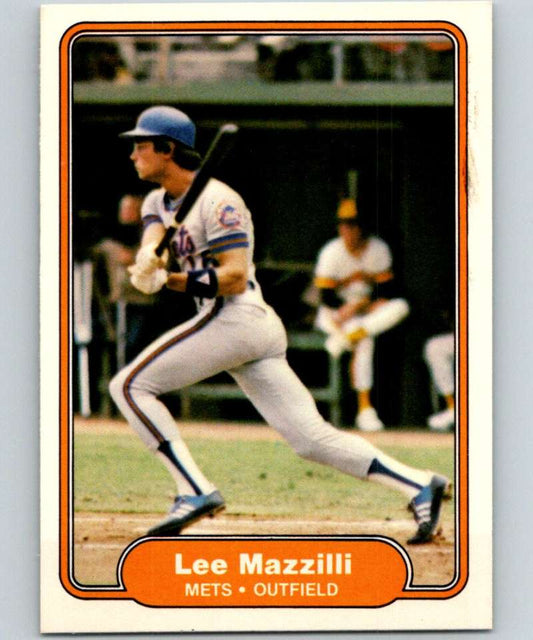 1982 Fleer #533 Lee Mazzilli Mets Image 1