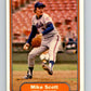1982 Fleer #535 Mike Scott Mets Image 1